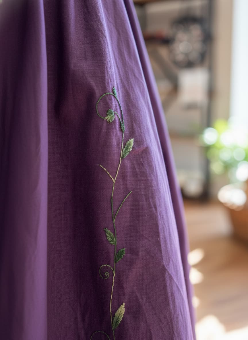 fialová sukně a jarní oblečení